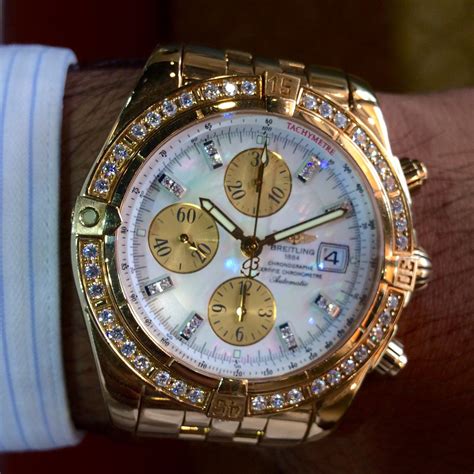breitling diamond watches replica